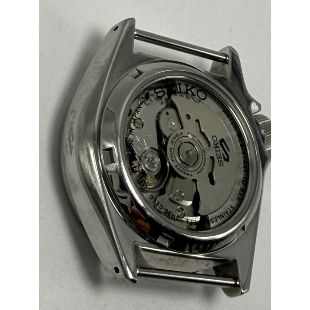 Seiko Green Dial 4R36-08L0 Automatic Mens Working Watch 40MM 9